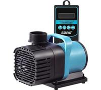 Pompe pour aquarium - SA-8000 Pompe submersible - CA 220 V - Très silencieuse - Filtration, aération, circulation - Pour aquariums et bassins à poissons - Blanche
