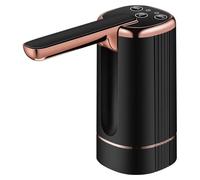 Pompe pour bouteille d'eau, rechargeable par USB, distributeur portable, noir
