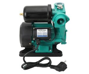 Pompe pour eau domestique - Pompe d'augmentation de pression - 230V 250W - Auto-amorçante et automatique - Pour eau froide et eau chaude - Débit de 2100 litres par heure - Prise secteur européenne