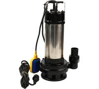 Pompe pour eaux sales de 1500W avec flotteur, pompe pour matières fécales, pompe submersible, pompe submersible pour eaux sales, pompe pour eaux usées, débit de 36 m³/h