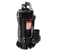 Pompe pour eaux usées - Pompe submersible pour eaux usées - 750 W - IP68 - 2 850 tr/min - Prise européenne - Socle Ø 18 cm - Noir