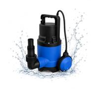 Pompe pour eaux usées Toolmate 7500 l/h avec 400 watts - max. 5 m de hauteur de refoulement & 4 m de profondeur d'immersion, câble de 10 m, protection thermique, roue en Noryl robuste - Pompe à