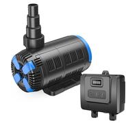 Pompe pour étang, débit réglable - 15 000 litres/heure - 180 W - Économique en énergie - Adaptée aux étangs de carpes koï