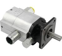 Pompe pour fendeuse à bois - Pompe hydraulique - Cycle rapide - Haute pression - Filetages étanches - Compacte 18,3 × 7,2 × 13,7 cm - Alliage d'aluminium - Pour huile hydraulique
