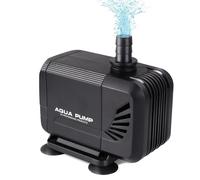 Pompe pour fontaine - Pompe submersible - 40 W - 3000 litres/heure - Câble d'alimentation de 2,3 mètres - 3 buses - Plastique