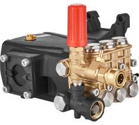 Pompe pour nettoyeur haute pression, arbre horizontal de 25,4 mm, piston triple, 4400 PSI, 4 GPM, kit de pompes de rechange pour nettoyeur haute pression, pompe pour laveuse de pièces, compatible avec
