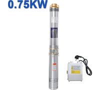 Pompe pour puits profond Wolketon Pompe pour puits Pompe tubulaire Système d'arrêt automatique résistant au sable 4 pouces