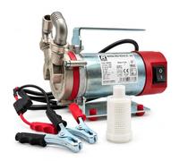 Pompe Rover pompe Marine Mini Novax 20-24 V PC Pompe de précharge avec pinces de batterie pour transfert de liquides alimentaires (eau, vin, lait, jus) 24 V CC