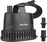 Pompe silencieuse pour bassin, fontaine de jardin et aquarium - 25 W, 1 500 l/h