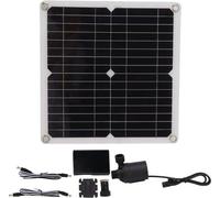 Pompe solaire 12 V 22 W avec panneau solaire de 100 W pour terrasse extérieure - Kit de pompe solaire pour bassin ou aquarium.