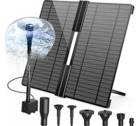 Pompe solaire 20 W pour bassin de jardin avec support réglable