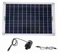 Pompe solaire, 50 W, 800 L/h, 12 V, silencieuse, pour bassin et jardin