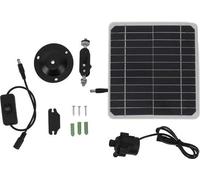 Pompe solaire 50 W pour jardin, alimentation solaire, panneau solaire, double pompe, débit 800 l/h, hauteur de refoulement 5 m