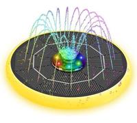 Pompe solaire avec fontaine et éclairage LED