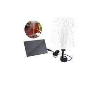 Pompe solaire de fontaine pour le bain d'oiseau, fontaine actionnée solaire de la fontaine d'eau 1. 8w solaire