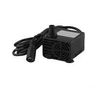 Pompe solaire en plastique, 5 W, 500 l/h, design amphibique | Débit de 500 l/h, fonctionnement solaire 12 V, silencieux sous 35 dB, boîtier en plastique robuste, idéal pour les étangs