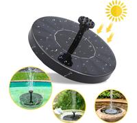 Pompe solaire Fiqops Pompes de jardin 190L/h 7V/1.5W Fontaine Pompe de bassin Panneaux solaires Jeu d'eau de bassin Fontaine solaire