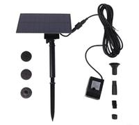 Pompe solaire flottante pour étang avec panneau séparé pour aquarium - Puissance 5 W 160 l/h Débit de 160 l/h Décoration de jardin