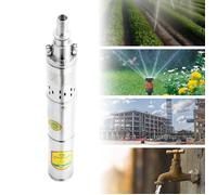 Pompe solaire immergée DC 24 V 370 W - Refoulement max. 65 m - Débit 2 m³/h - Fontaine, irrigation