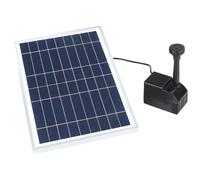 POMpolyéthylène solaire pour étang 800 l/h avec moteur sans balais IP68 et 5 buses d'aspolyéthylènerseurs