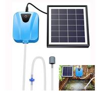 Pompe solaire pour bassin - Aérateur solaire pour bassin - Pompe à air + Pompe à oxygène - Pour bassin de jardin/aquarium