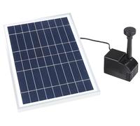 POMpolyéthylène solaire pour étang 800 l/h avec moteur sans balais IP68 et 5 buses d'aspolyéthylènerseurs