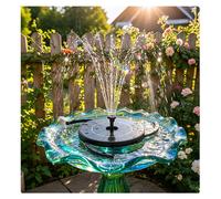 Pompe solaire pour fontaine, 2,8 W, 6 buses, kit de bricolage pour bassin et jardin