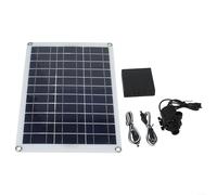 Pompe solaire pour fontaine à eau 50 W DC 12 V Pompe d'extérieur 800 l/h avec boîtier à piles pour jardin, piscine, aquarium, hauteur de levage 5 m