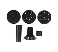 Pompe Solaire pour Fontaine de Jardin, 6 Buses ABS Noir | Pièce de Rechange pour Bassin et Point D'eau, Motifs de Jet Commutables, Entretien Facile, Usage Jardin