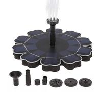 Pompe solaire pour fontaine, sans balais, avec 4 buses, hauteur de jet de 30 à 60 cm