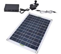 Pompe solaire pour puits - Pompe à eau fonctionnant à l'énergie solaire - Haute efficacité - 50 W - Écologique - Adaptée aux bassins - 800 L/h