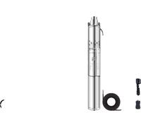 Pompe solaire pour puits profonds, acier inoxydable, haute efficacité, 400 W 48 V
