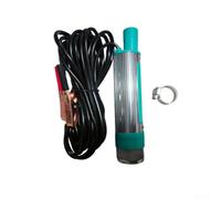 Pompe submersible 12 V/24 V pour pompe sous-marine robuste pour huile et eau - Pompe submersible à pression efficace pour cave et citerne, câble vert (24 v3 m)
