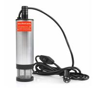 Pompe submersible 12V 51mm, pompe de transfert de carburant de voiture pour eau diesel liquide, pompe de véhicule en acier