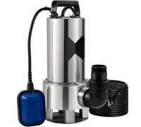 Pompe submersible 1300W - Pompe pour eaux sales 230V - Pompe submersible de jardin - Débit 20000L/h - Max. Course 11m - IPX8 CE - Idéal pour piscines, caves, étangs