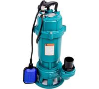 Pompe submersible 1500W, 1,5 kW, avec broyeur - Pompe, pompe à eau, pompe à matières fécales, pompe pour eaux usées avec système de broyage