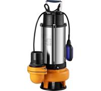 Pompe submersible – 6000 l/h – Pompe pour eaux usées – 2200 W – Pompe électrique de jardin – Avec flotteur