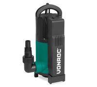 VONROC Pompe Submersible 750W - Débit 14 000 l/h - Pour Eaux Propres, Usées - Flotteur Intégré - Profondeur 7 m, Hauteur de Refoulement 7,5 m - Pompe Immergée Usage Domestique, Extérieur