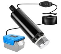 Pompe submersible à batterie, débit de 30 litres par minute, compatible avec les batteries Bosch 18V, portable
