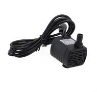 Pompe submersible à courant continu sans balais 12 V, silencieuse < 35 dB, 200-300 l/h, arbre en acier inoxydable, pour fontaine, bassin à poissons, circuit d'eau (CC 12 V)