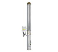 Pompe submersible à grande profondeur inoxydable 1100 W 128 m 14 turbines