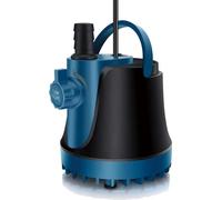 Pompe submersible avec interrupteur réglable, buses d'évacuation, silencieuse, polyvalente
