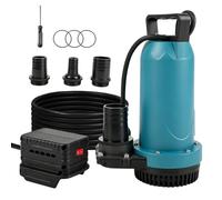 Pompe Submersible Compatible Avec Makita 18 V (non Incluse), 60 L/min | Pompe À Eau Sans Fil De Avec Câble De 4 M, Idéale Pour Les Piscines, Les Lits D'eau Et L'arrosage Du Jardin