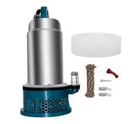 Pompe submersible compatible avec Makita batterie 18V, pompe à eau sans fil avec câble de connexion de 5 m, hauteur de refoulement de 16 m, moteur sans balais (batteries et chargeur non inclus)