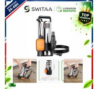 Pompe submersible eaux usées VEVOR 710 W 20000 L/h flotteur 9 m