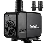 Pompe submersible, pompe à eau, pompe pour fontaine, pompe pour aquarium, 32W, 2200 l/h. Débit réglable. Très silencieuse. Hauteur de refoulement : 2,8–3 mètres. Livrée avec 3 buses