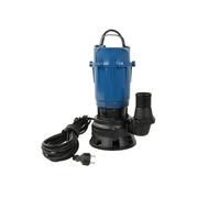 Pompe submersible pour eaux usées avec broyeur et flotteur 550W, 8m