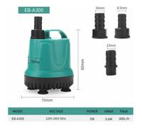 Pompe submersible pour eau, multifonctionnelle, ultra silencieuse, 20 décibels, différentes tailles Étiquette
