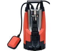 Pompe submersible pour eaux sales 1100W,. 17000 l/h, Inox, avec interrupteur à flotteur
