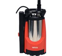 Pompe submersible pour eaux sales 750W, 11000 l/h, Inox, avec interrupteur à flotteur